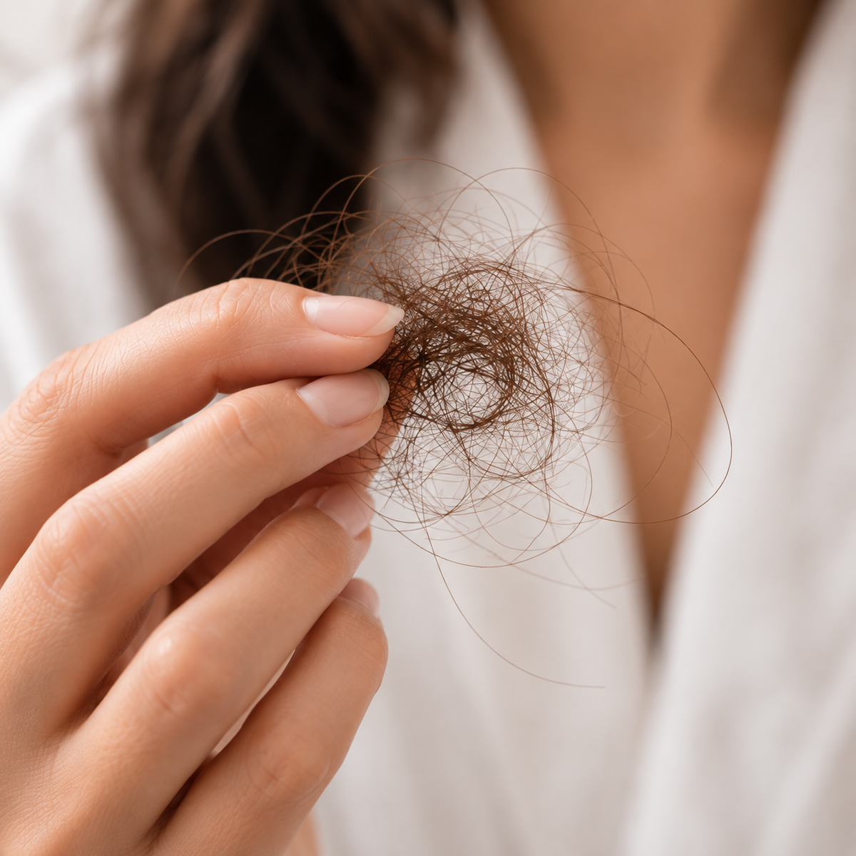 Iron deficiency is one of the most common causes of diffuse hair shedding in women
